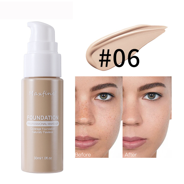 Liquid Foundation Effective Concealer Waterproof Sweat-resistant Makeup Professional Cosmetics - 06