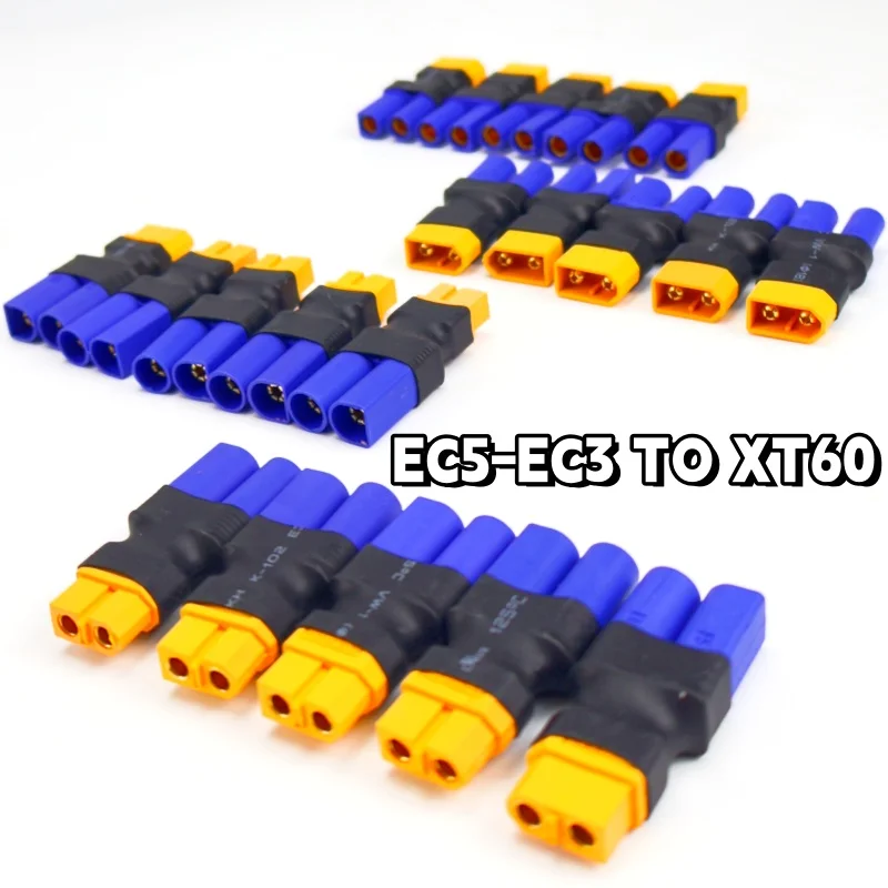 S0d1d80ae3f0040ce8066922bffda8b3ap.jpg Adaptateur de connecteur sans fil pour batterie Lipo de véhicule RC FPV ESC-connexion facile EC3 EC5 à XT60 mâle femelle
