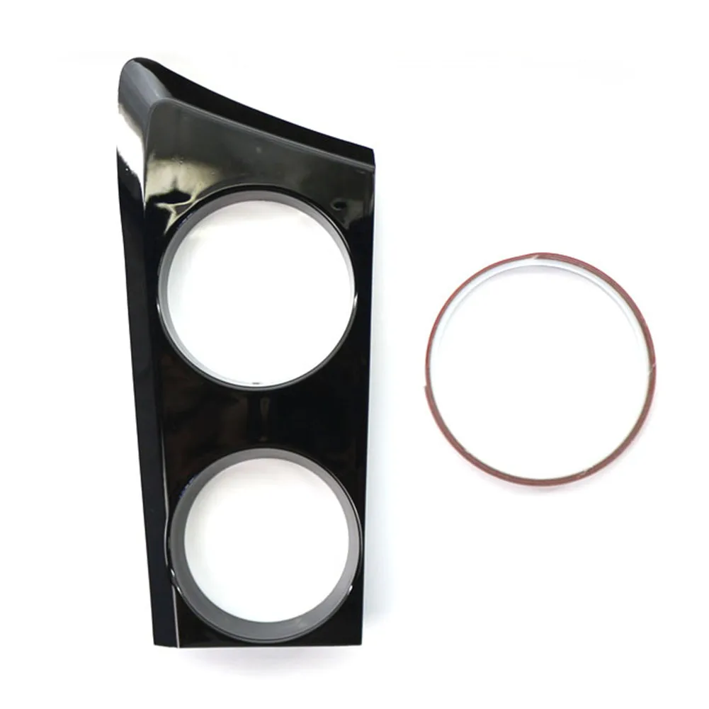 Center Console Cup Holder Carbon Fiber Center Console Cup Holder Panel Trim Cover for BMW E81 E82 E87 E88 1 Series 2004-2011 LHD