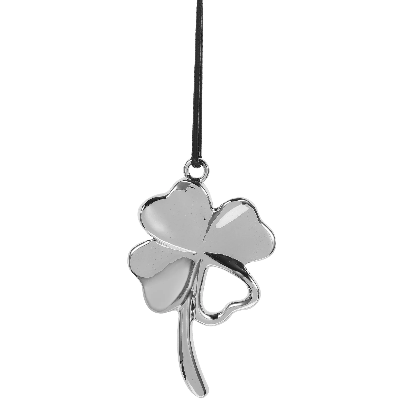 

Rearwiew Mirror Lucky Hanging Ornament Shamrock Decorations Alloy Pendant for Car
