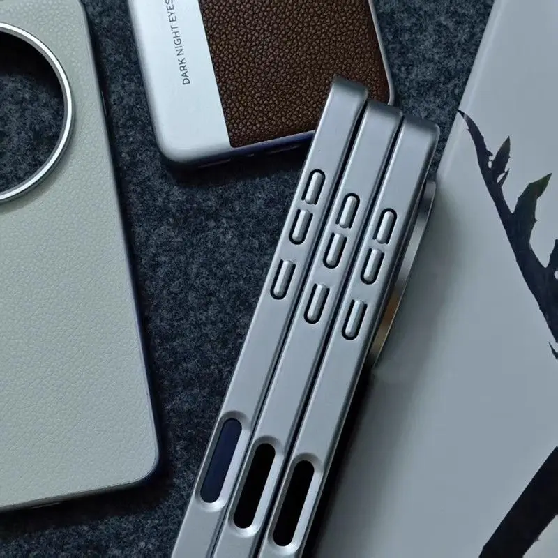 Fashionable Colorblock Leather Anti-Fall Phone Case with Camera Protection