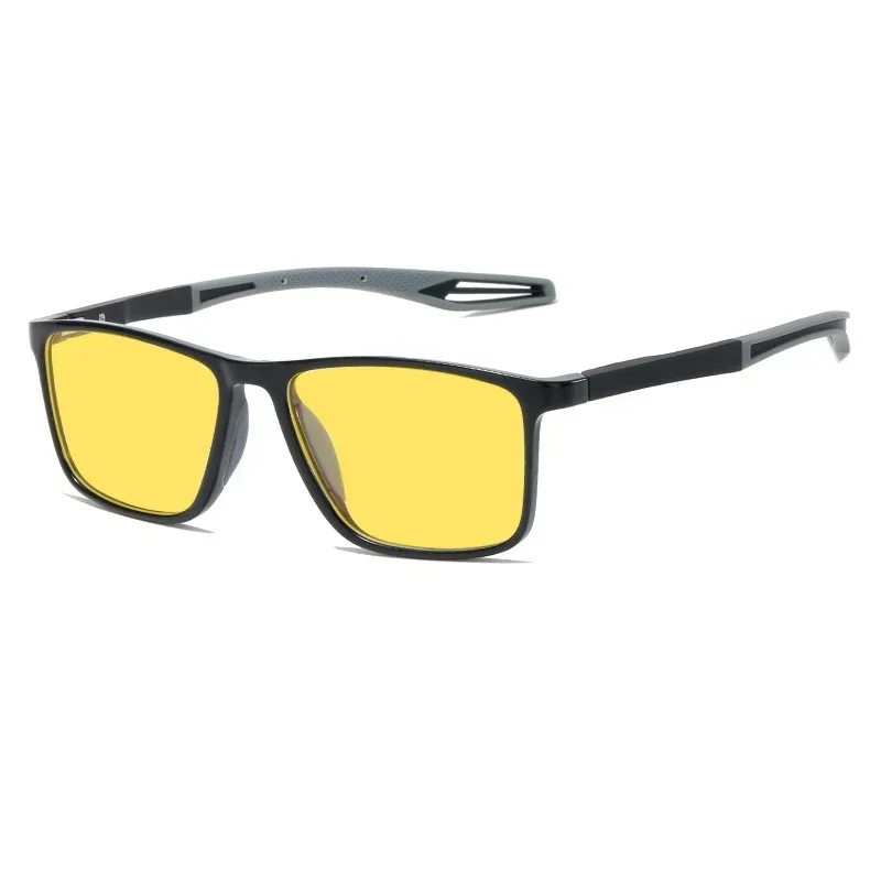 Men Women Vintage Night Vision Glasses Unisex Fashion Outdoor TR90 Frame Sunglasses Retro Blue Light Blocking Glasses Eyewear