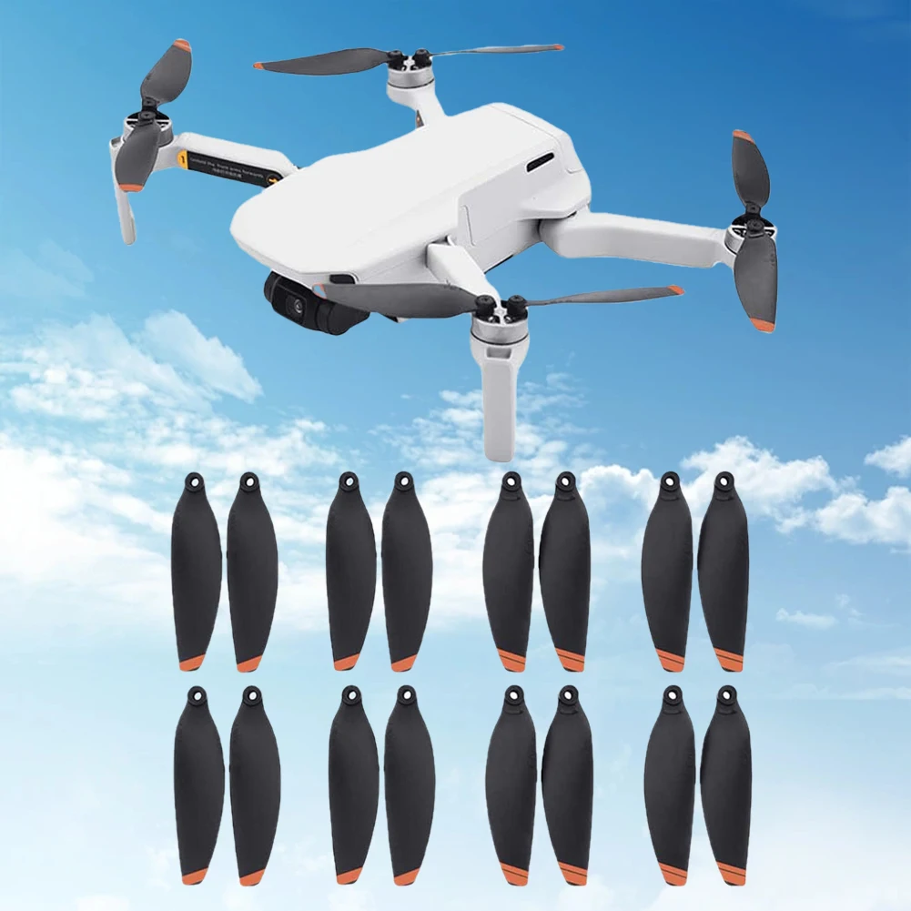 Paire d'hélices de rechange pour DJI Mavic Mini, détail des pales en plastique léger