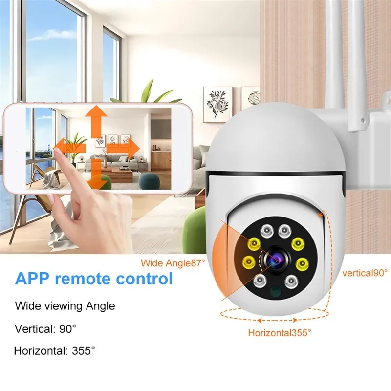 2/3/5MP IP Camera 5G Wifi Surveillance Cameras IR Full Color Night Vision Security Camera Motion Tracking CCTV Outdoor Camera - 2