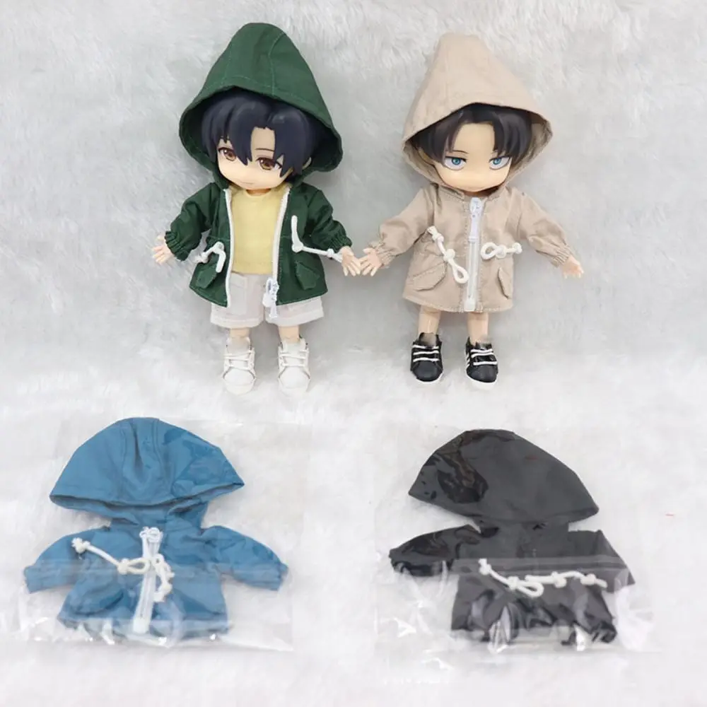 

Casual Fashion Hoodies High Quality 4 Colors Mini Jacket Coat Long-sleeved Coat 1/11 OB11 Dolls/1/12 BJD Dolls