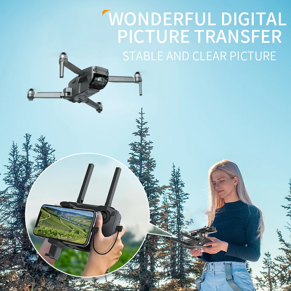 SG906 MAX3 Beast EVO RC Drone With 3-Axis Brushless Gimbal