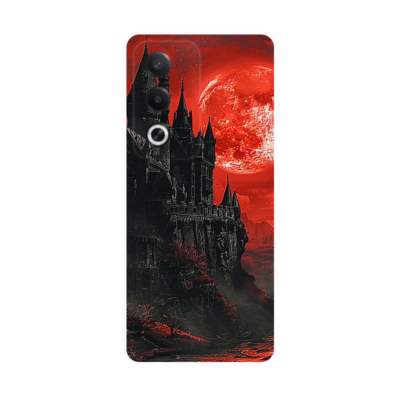 Custodia Per OPPO A80 5G Con Motivo Floreale Sakura - Fiori E Mazzo Simpatico, Cover In TPU Morbido Trasparente Antiurto