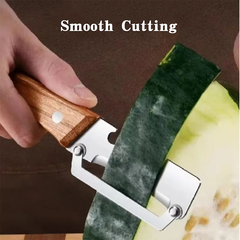 Kitchen Peeler Stainless Steel Vegetable Peeler with Wooden Handle for Peeling and Slicing Fruits and Vegetables Kitchen Tool 5