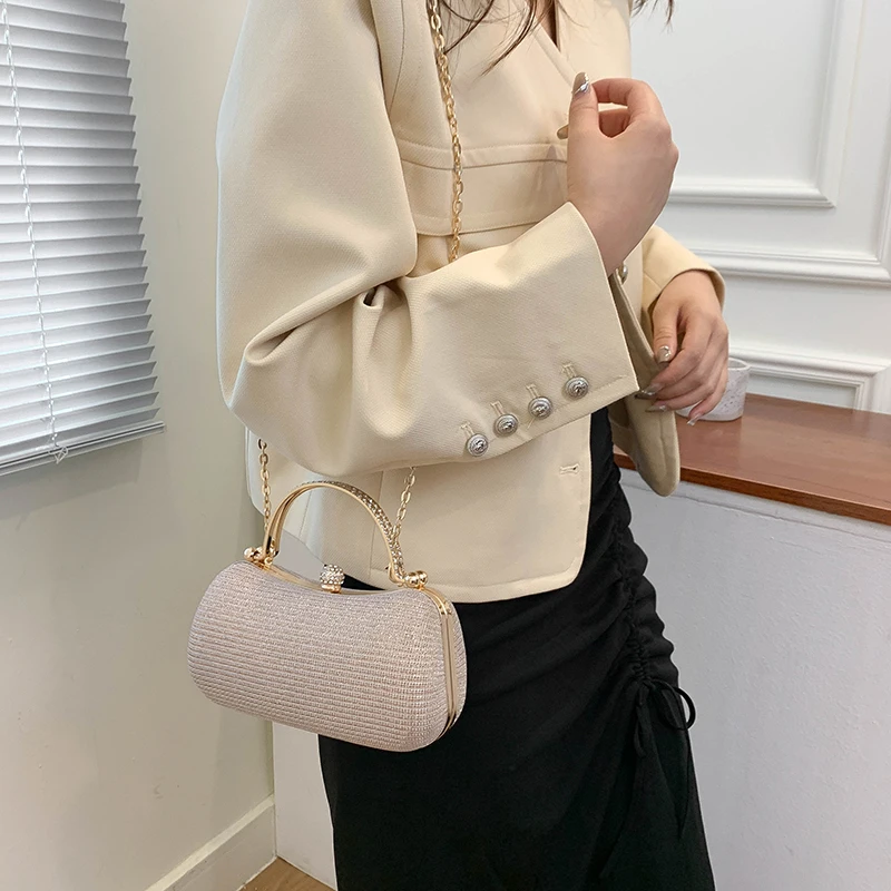 Süße kleine PVC-Umhängetaschen für Frauen 2023 Hit Luxus-Party-Abendhandtaschen und Geldbörsen Weibliche Reise-Clutch_voghion.com