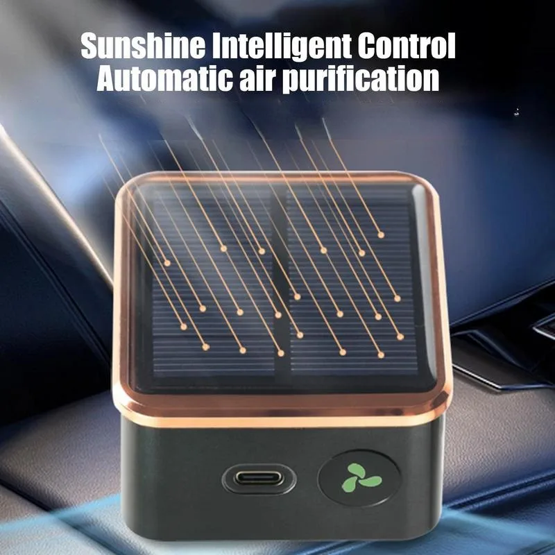 Solar Car Air Purifier cross-border formaldehyde smoke odor removal vehicle deodorizer