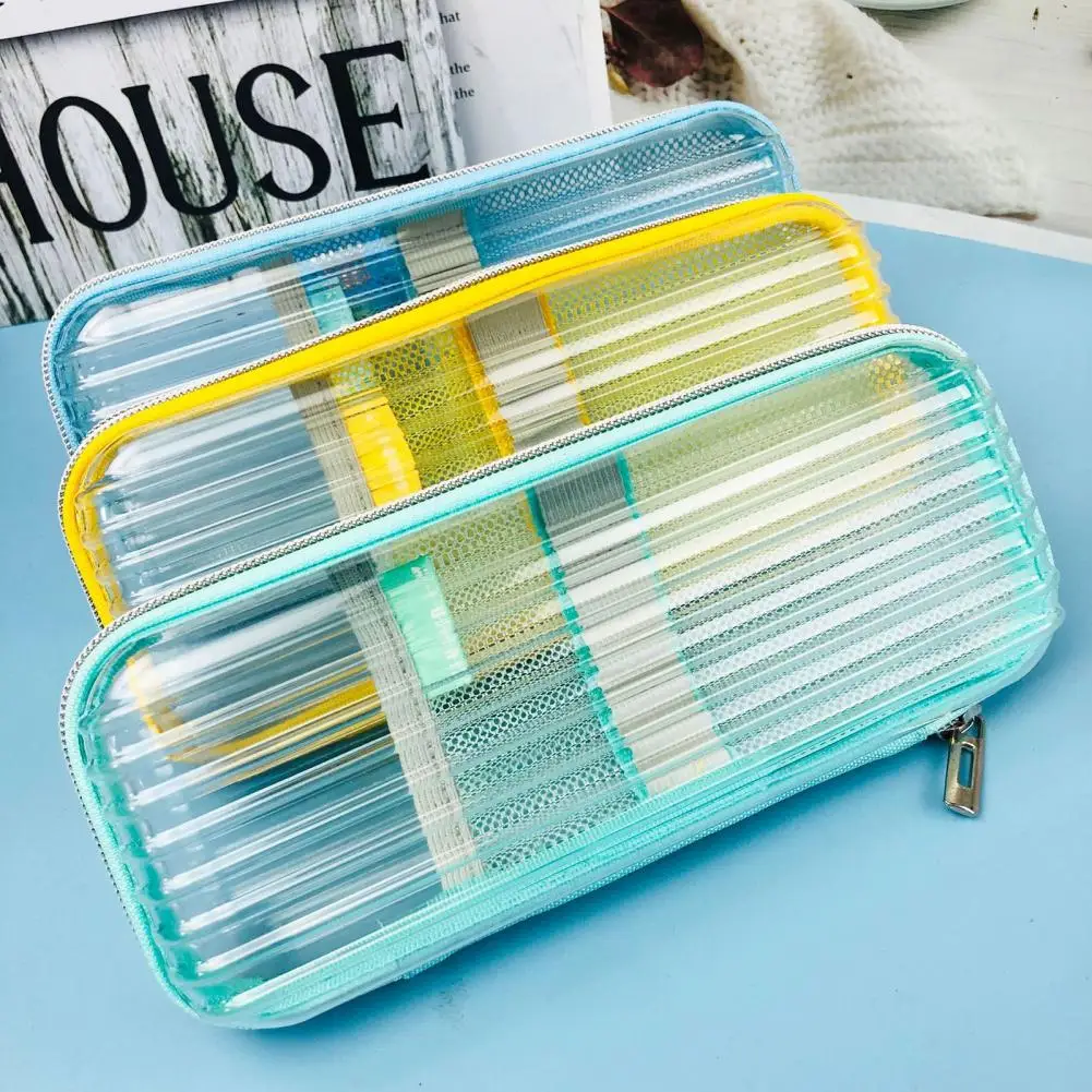 

Удобный пенал для канцелярских принадлежностей с несколькими отделениями, грязеотталкивающий пенал, органайзер для канцелярских принадлежностей, держатель для карандашей