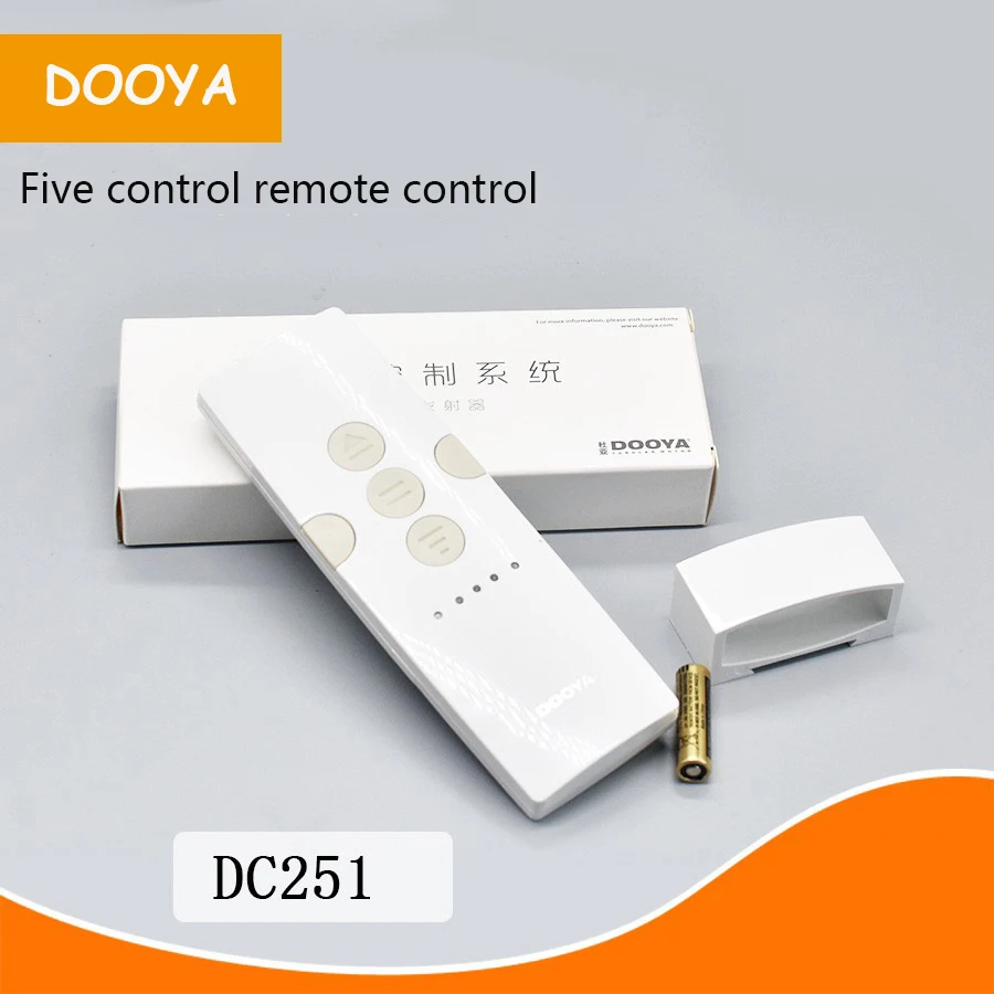 Dooya-cortina Elétrica Controle Remoto Controlador de Casa Inteligente sem Fio Cinco Canais Controle Único Dc251