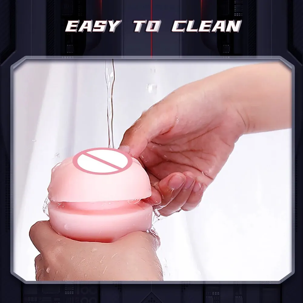 Masturbator Cup For Men Pocket Pussy Silicone Vagina Anus Sex Toys Male Endurance Exercise Vacuum Masturbation Adult Goods_voghion.com