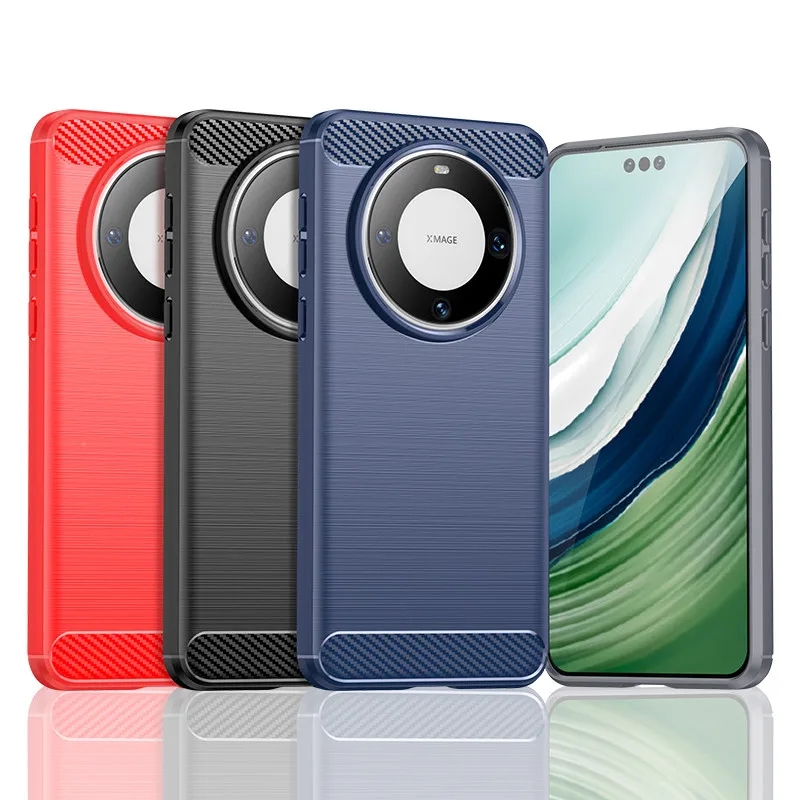 Per Huawei Mate 60 Pro Plus Custodia Huawei Mate 60 Pro Cover Soft Silicone Bumper Funda Custodie Protettive Per Telefono Posteriore Mate 60 Shield