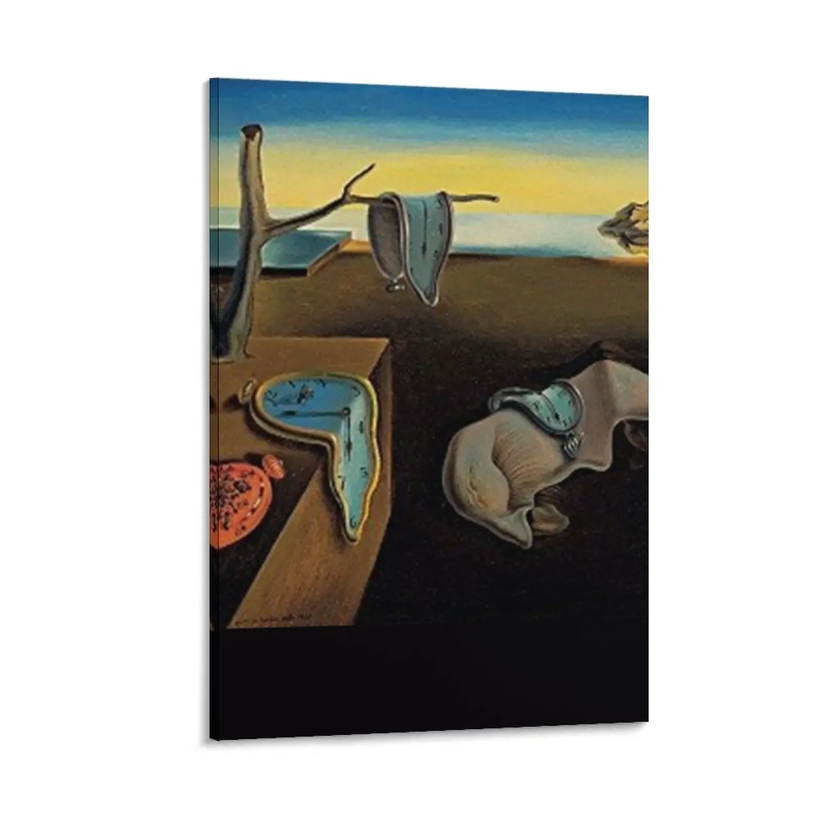 

Salvador Dali The Persistence of Memory Canvas Painting room decoration Home decoration painting