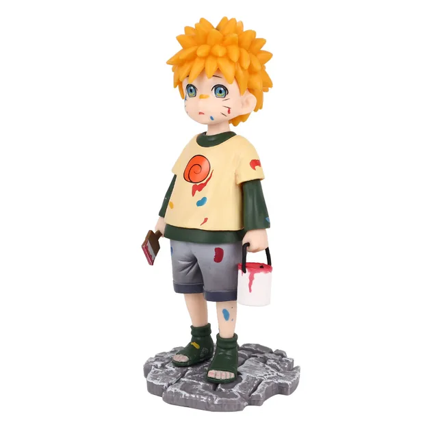 15cm Naruto Uzumaki Naruto Anime Figure Gk Childhood Uzumaki Naruto Action Figures Pvc Statue Model Collection Toys Kids Gifts 3