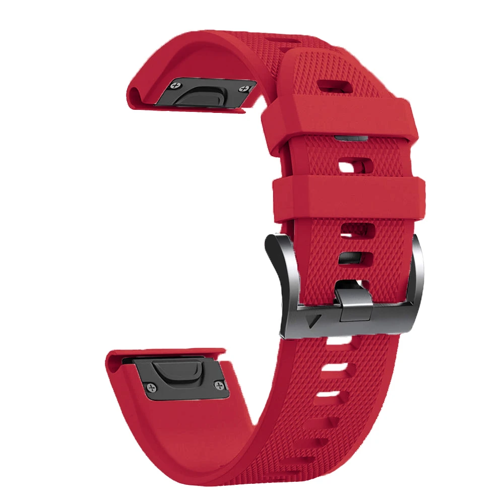 Quickfit 22 26mm Silicone Strap For Garmin Fenix 7 7X 6X 6 Pro 5X 5 Plus Official Epix Gen 2 Smart Watch Band Bracelet Wristband
