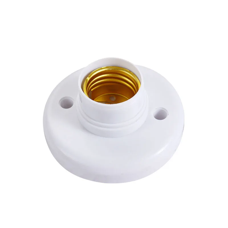 4 types E27 lamp sockets nut sockets white ceiling lights multifunctional bulbs fixed base brackets bulb sockets