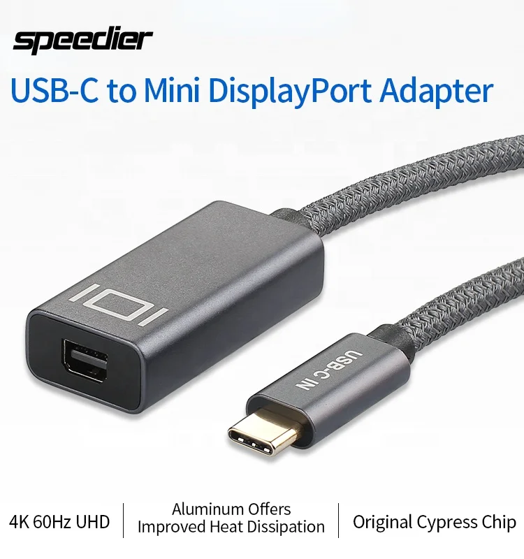Adattatore Usb 3.1 Tipo C Maschio A Mini Displayport Femmina 4K 60Hz 2K 144Hz Convertitore Da Tipo C A Dp Hd Usb-C/Tb Da 3 A Mini Dp