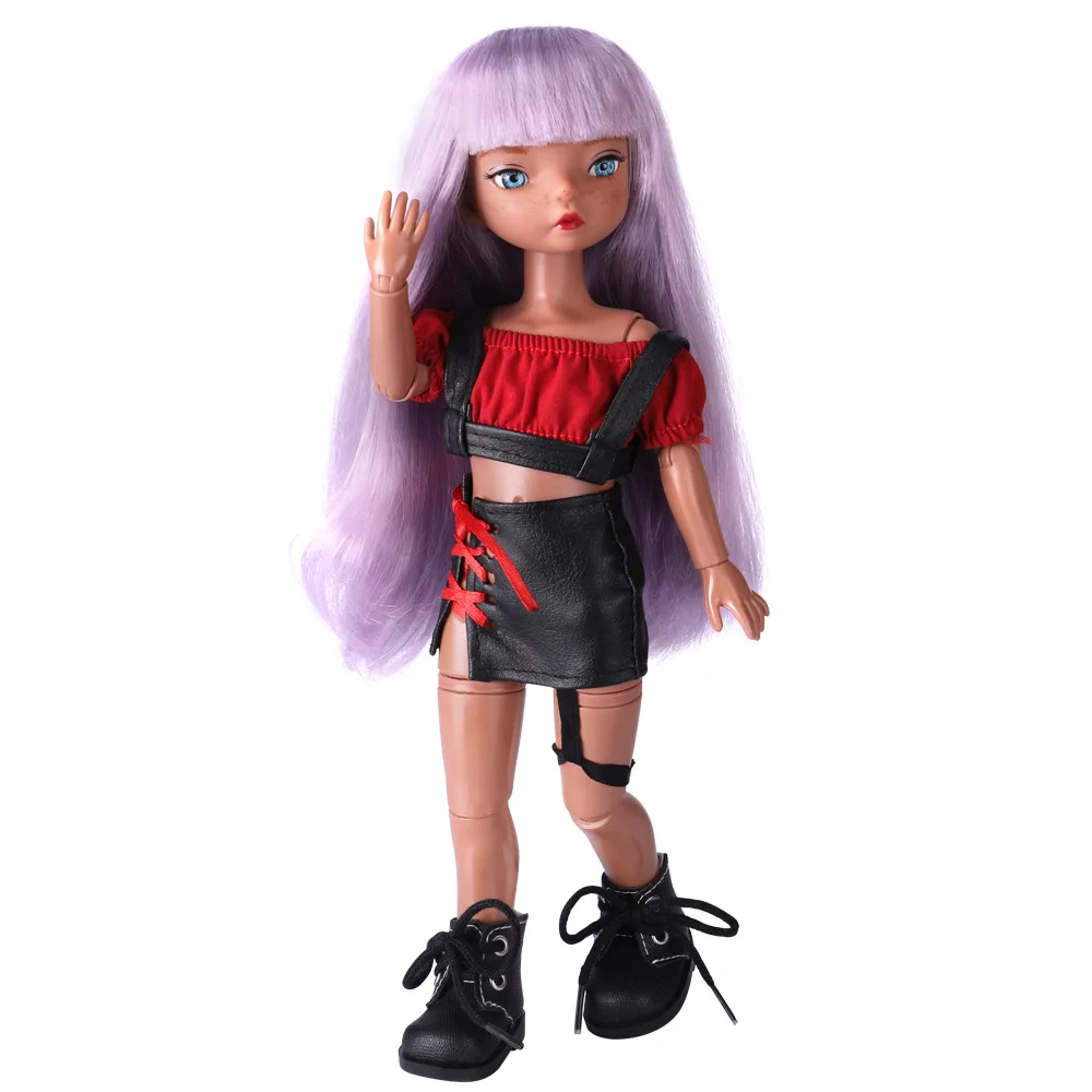 

European and American Monster High School 6 Minutes 30cm Fat Shuai 360° Joint Bjd Kawaii Girls Can Change Dolls Children's Toys