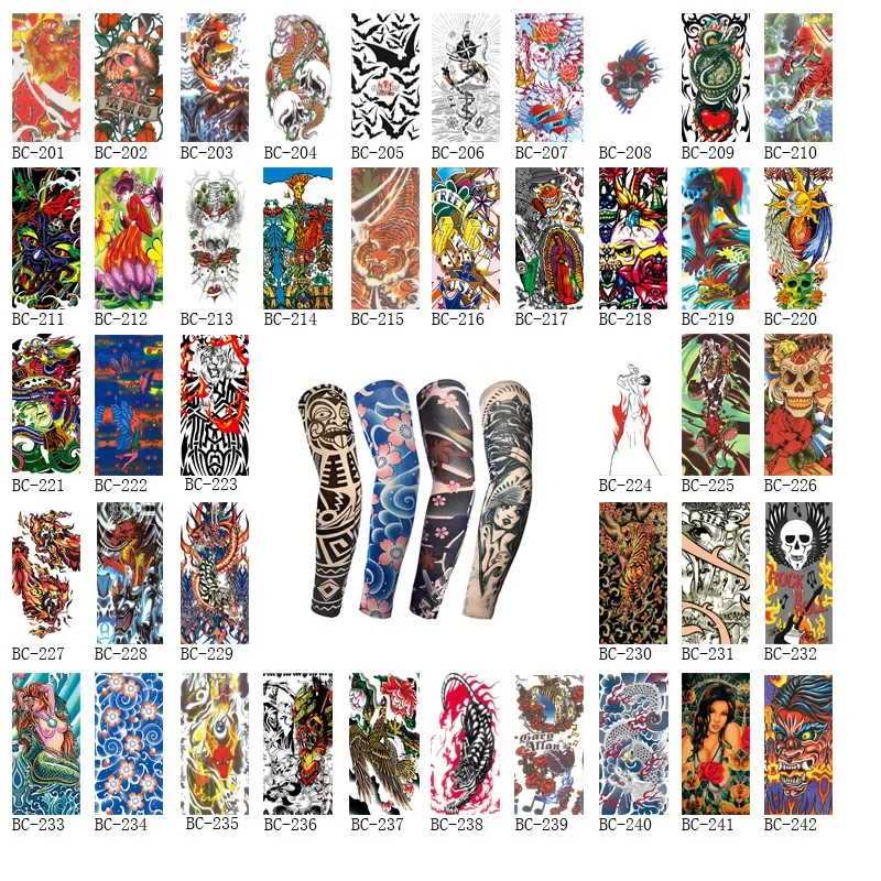 Outdoor Cycling Tattoo Sleeve Covers Seamless Sun Protection Rash Guard Sleeves Fishing Lifestyle Sportswear From China