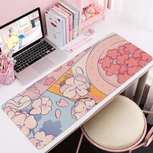 Kawaii Lovely Speed Locking Edge Large Natural Rubber Mouse Pad Waterproof Game Desk Mousepad Keyboard Mat For Warcraft Dota LOL