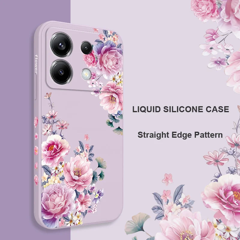 Elegant Satin Brocade Phone Case with Silicone Cover