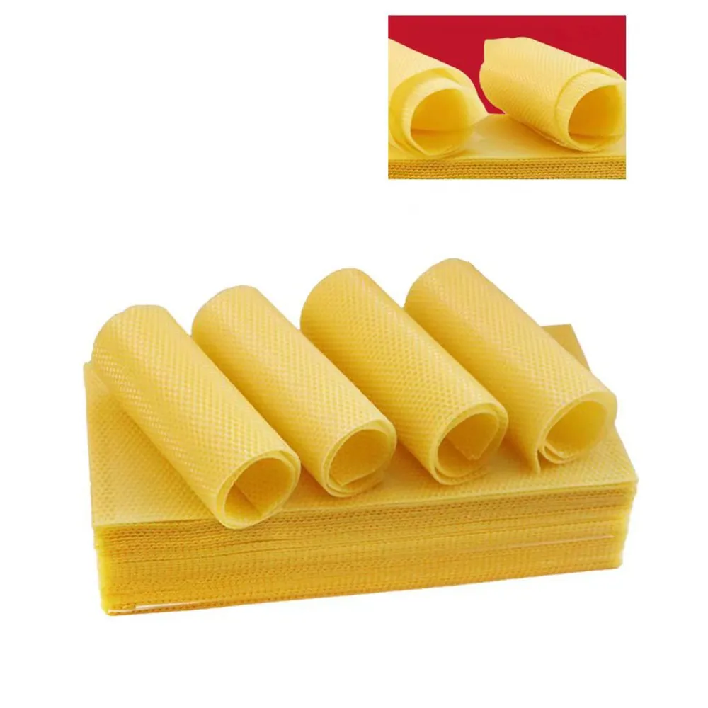 Beekeeping Tools Bee Breeding Box 30 Pcs Beeswax hive honeycomb Beekeeping tools Beehive Help bees to make nests Made of high quality beeswax Farm beekeeper
