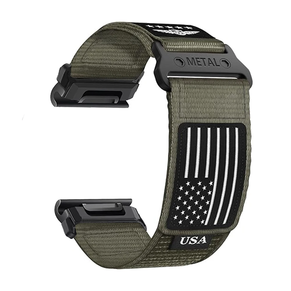 QuickFit Nylon Sport Bracelet Strap - Available in 26mm, 22mm, and 20mm Sizes