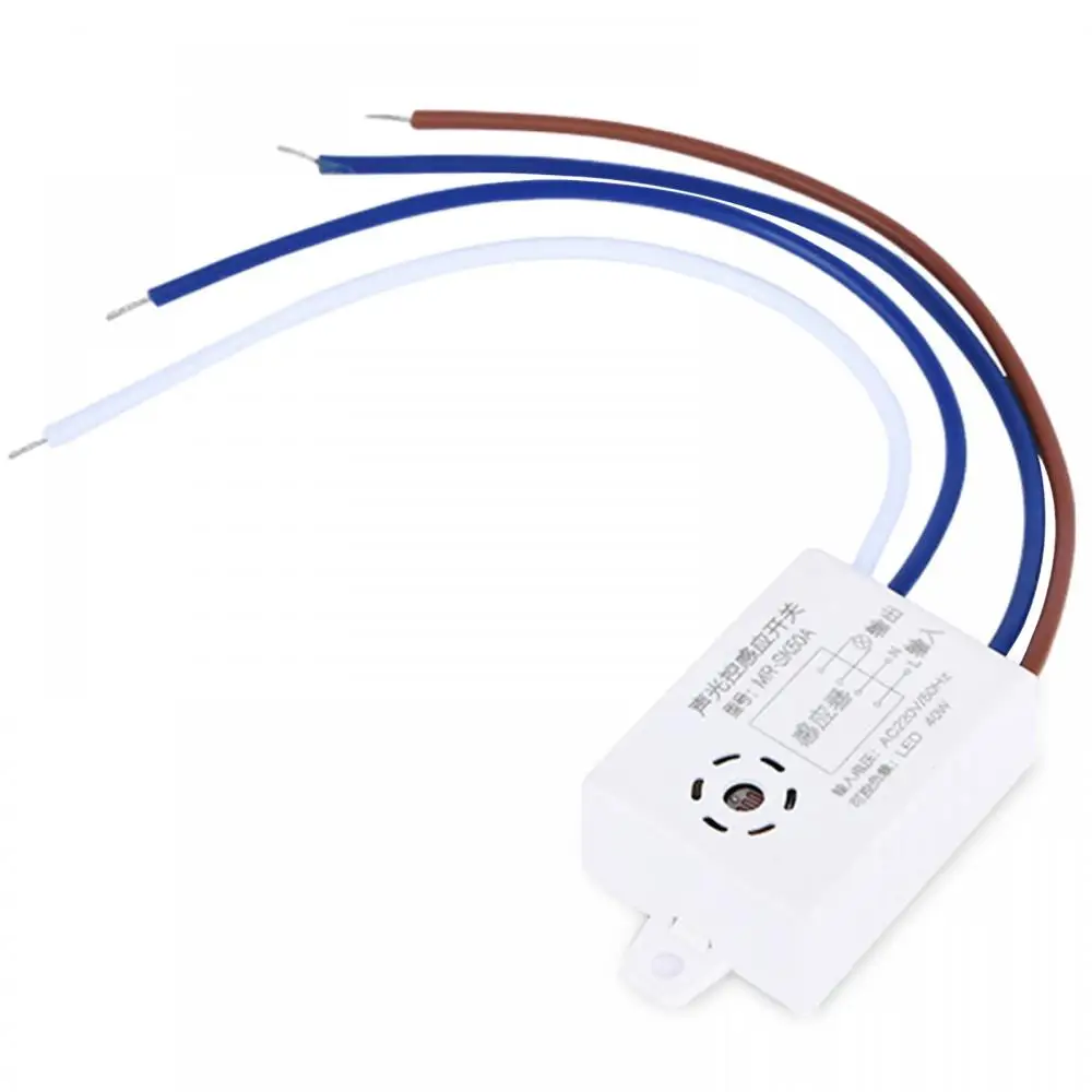 1/2/3PCS Sound Sensor Switch Module Detector 220V Sound Voice Sensor Intelligent Auto On Off Light Switch Stable For smart switch smart switch module smart sensor module