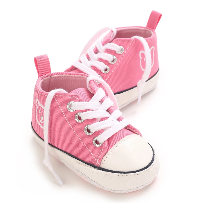 Frühlings- und Herbststil, 0–1 Jahre alt, mehrfarbige Segeltuchschuhe, Baby-Wanderschuhe, Babyschuhe, rutschfeste Schuhe mit weichen Sohlen – Detail 22