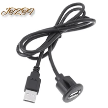 

1Pc 1M Car Dash Board Mount USB 2.0 Male To Female Socket Extension Panel Cable Standard USB Devices Up To USB Version 2.0