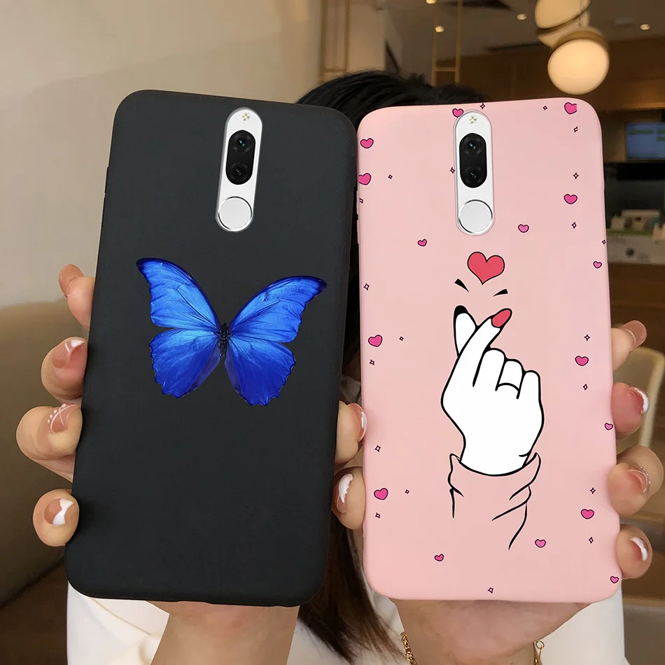 Cute Candy Matte Soft Silicone Phone Case for Huawei Nova 2i and Mate 10 Lite