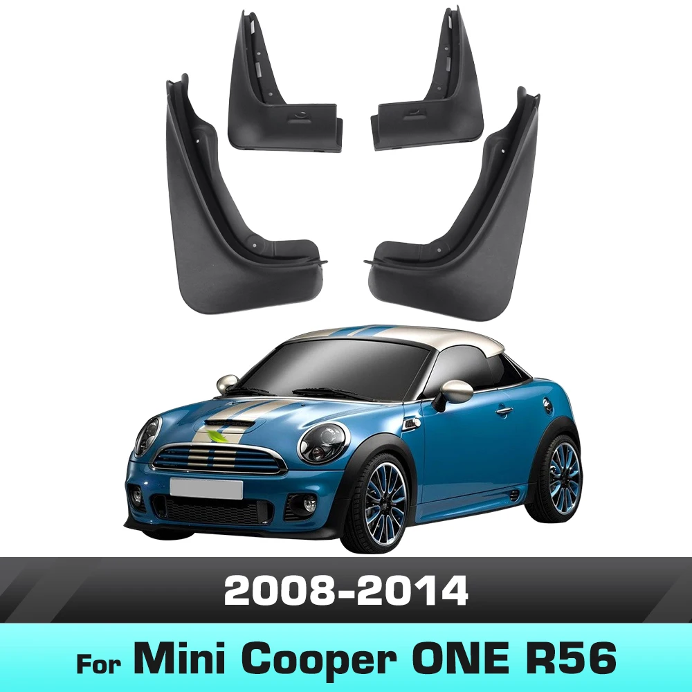Unbranded Splash Guards / Mud Flaps – Fits 2008-2014 Mini Cooper ONE R56 (4PCS)