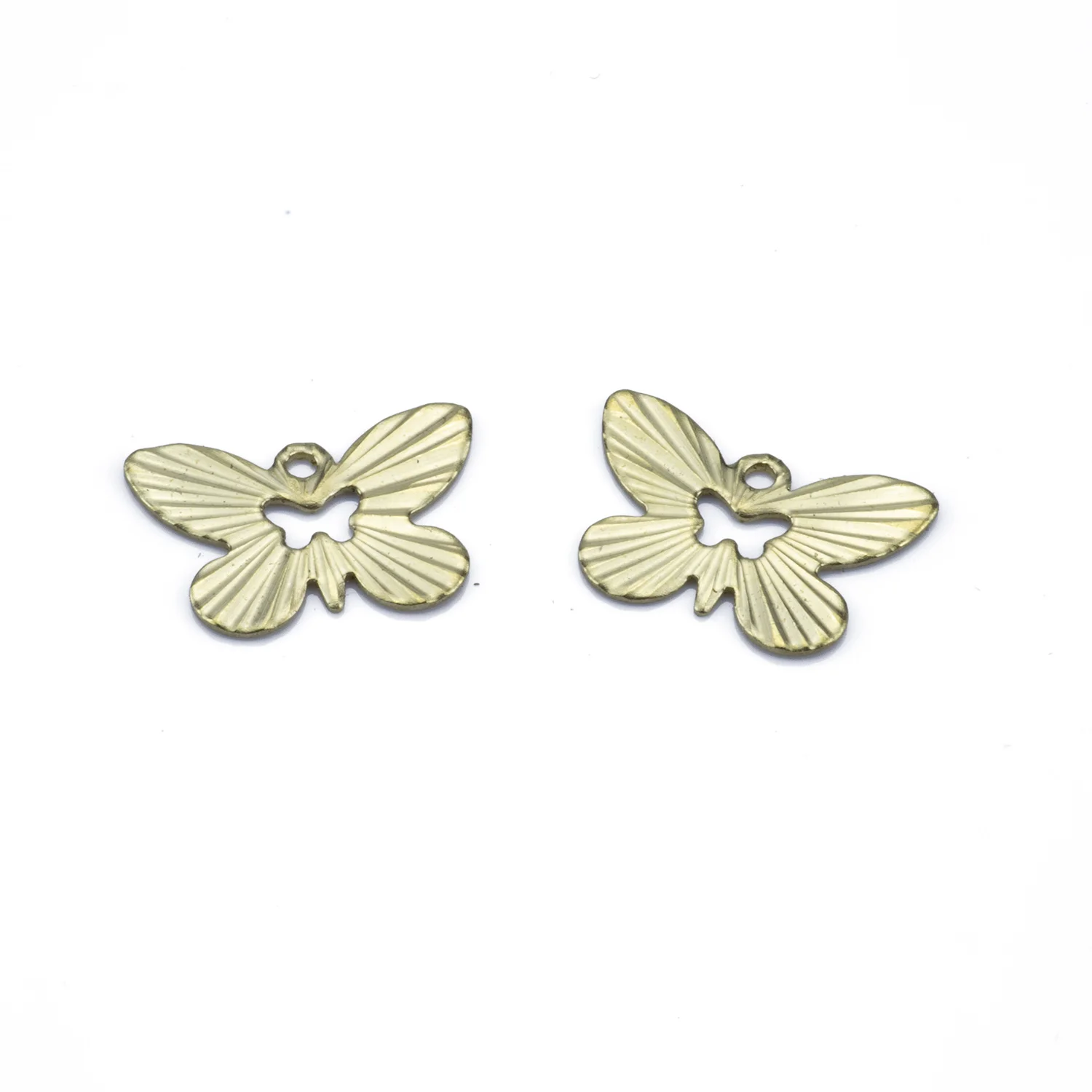 

20pcs Raw Brass Hollow Butterfly Charms Pendant DIY for Necklaces Bracelets Jewelry Handmade Accessories Making Findings