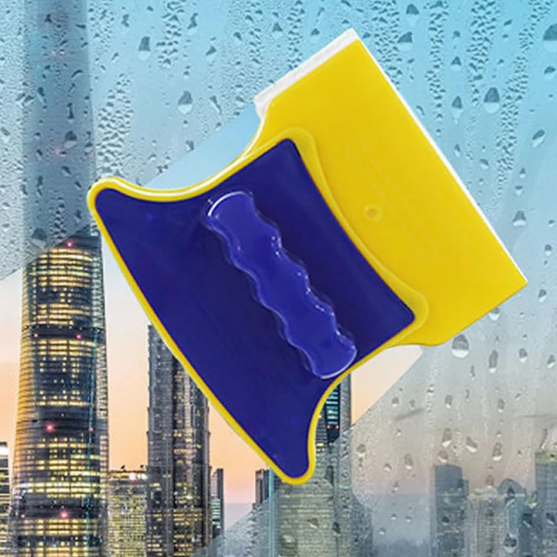 Doublesided Window Cleaner Glass Wiper Cleaning Scraper