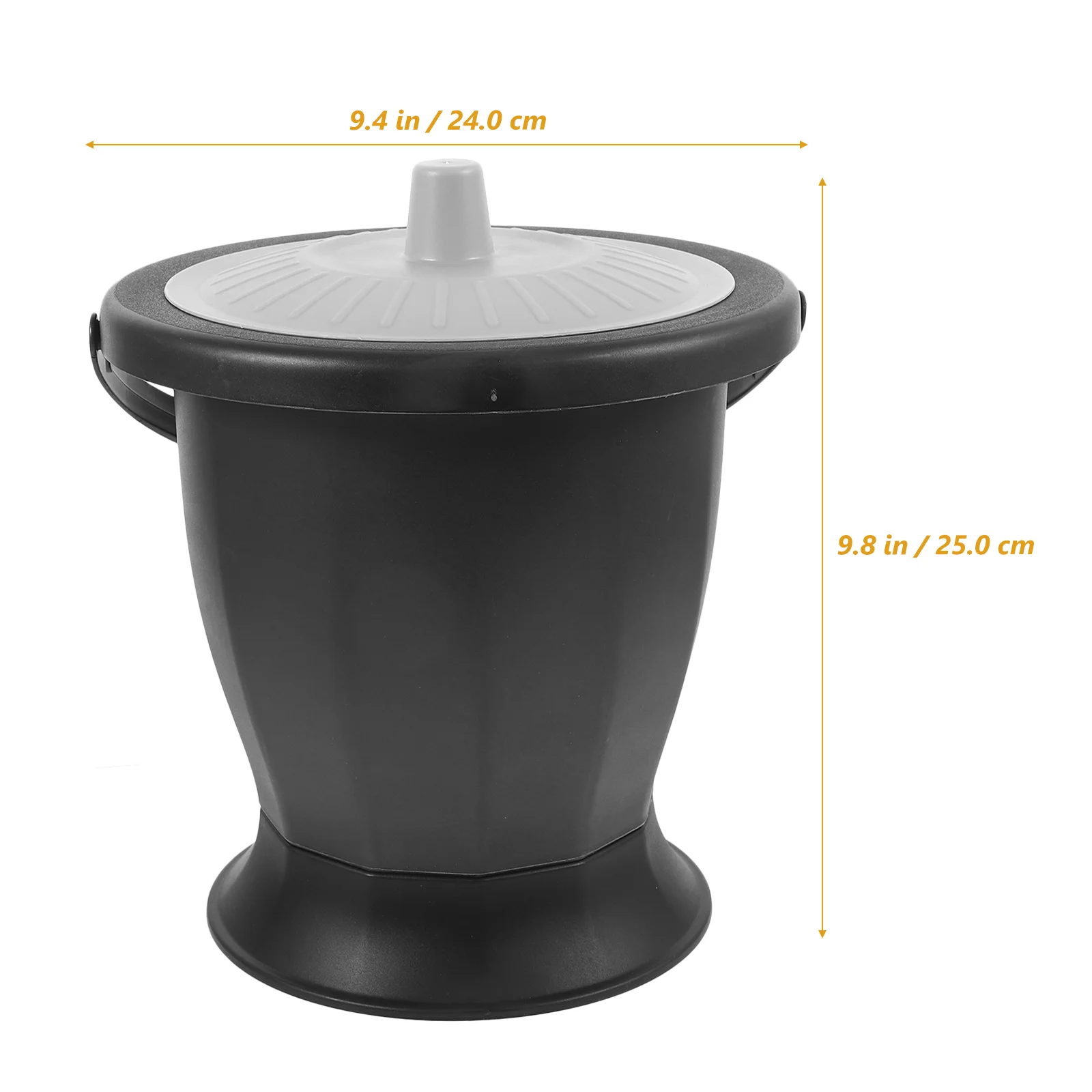 Toilet Spittoon Portable Chamber Pot for Bedroom with Lid Bedside Urine Plastic Potty Elderly Urinal Child Pregnant Woman Pots 3