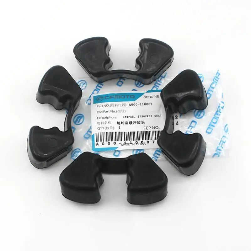 4Pcs Motorcycle Rear Hub Wheel Damper Sprocket Buffer Block For CFMOTO CF400NK CF650NK CF650TR CF650MT CF650GT A000-110007 motorcycle rear hub damper