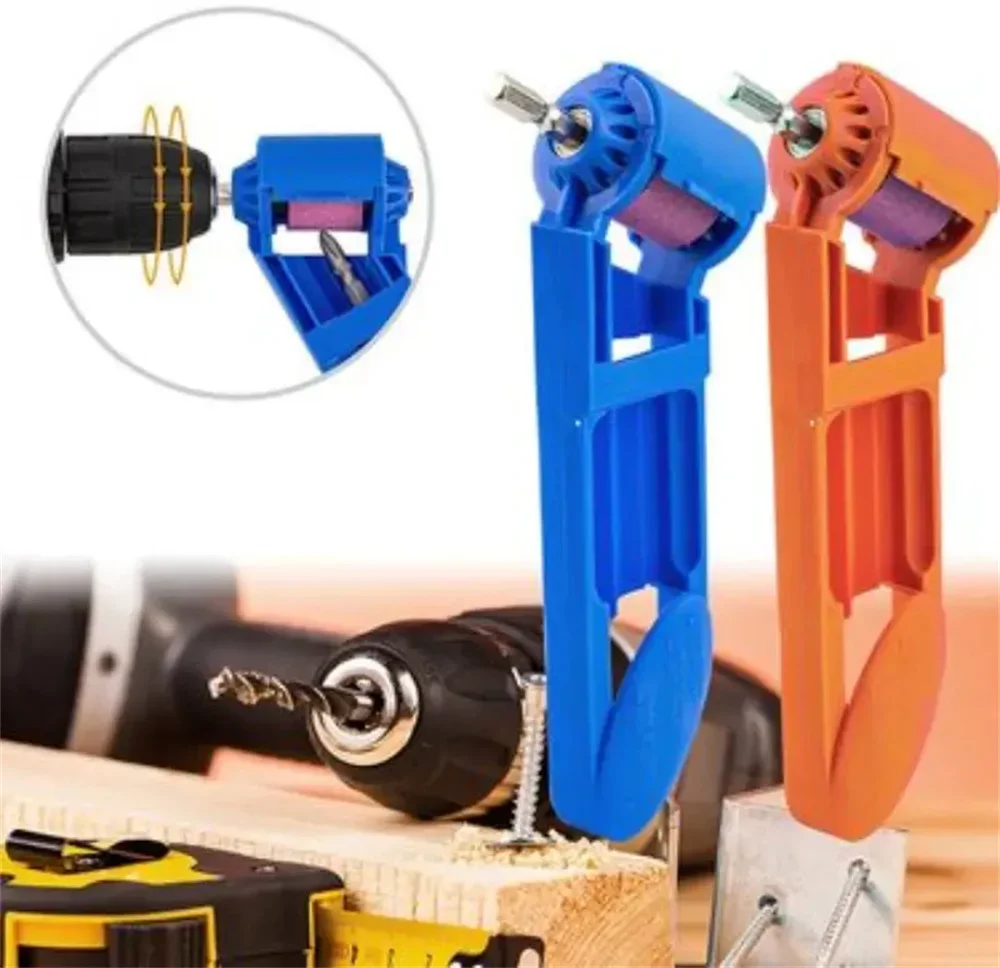 1pc Portable Drill Bit Sharpener With Grinding Wheel For Quick And Easy Sharpening Of Nail Drill Bits, Sharp And Ready