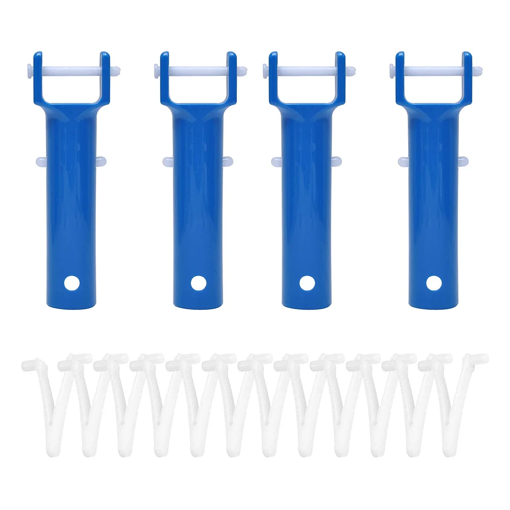 

2Pcs Handles For Swimming Pool Spa Vacuum Head Handles Replacement Cleaning Equipment Sewage Suction Accessories Blue AS