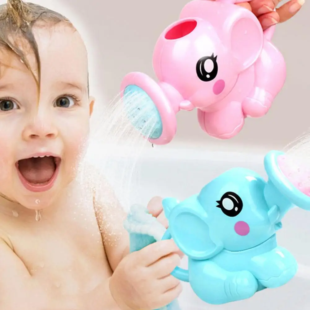 

Kids Plastic Elephant Watering Pot Bath Toys Cute Cartoon Shower Tool Swimming Water Toys For Boys Girls Gifts Bathroom Toy