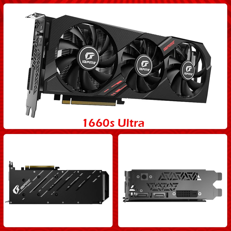 latest gpu for pc 6GB For COLORFUL Geforce GTX 1660s Computer Game Graphics Card good video card for gaming pc Graphics Cards