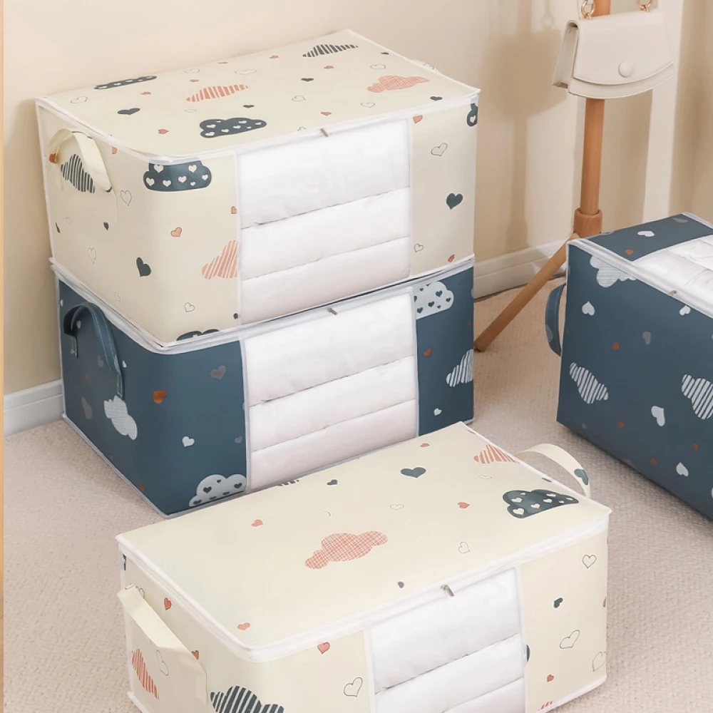 Durable Foldable Storage Bag with Cartoon Print