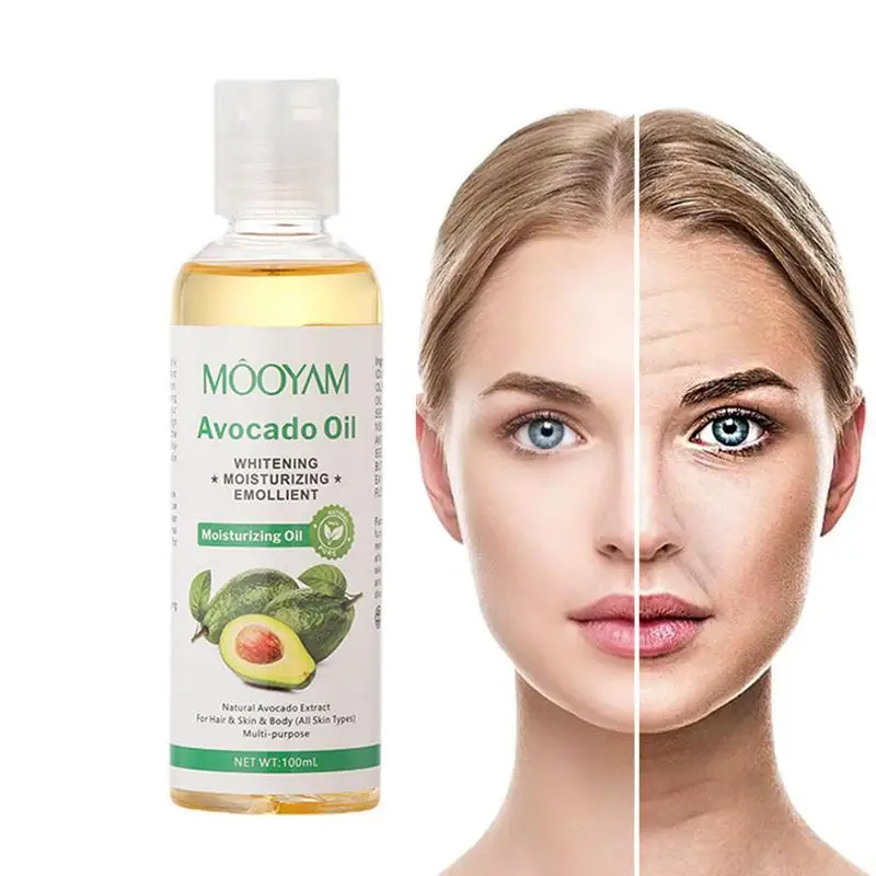 thumbnail image 3 of Aceite de masaje facial Hidratante y calmante Aceite de coco Aceite de aguacate y aceite vitamínico Aceite de masaje corporal hidratante y relajante profundo, 3 of 6