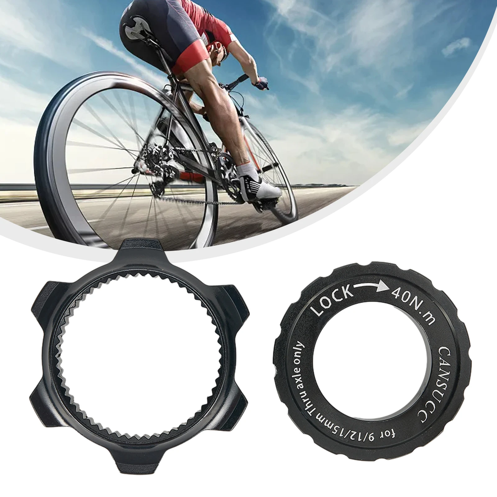 Centre Lock Disc Adapter To Six pin Bicycles Center Lock Middle To 6 Bolt Aluminum Alloy Bike Hub Cycling Accessories