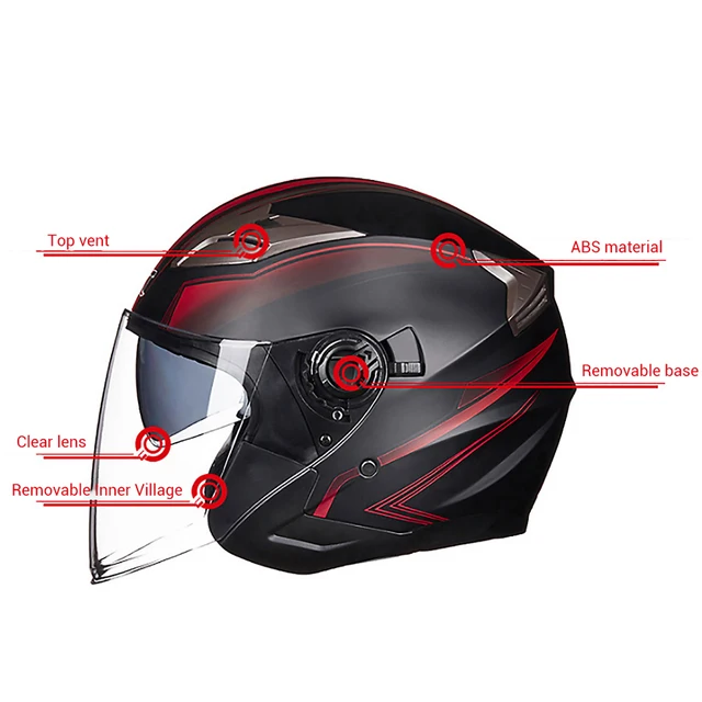 Casque moto Femme
