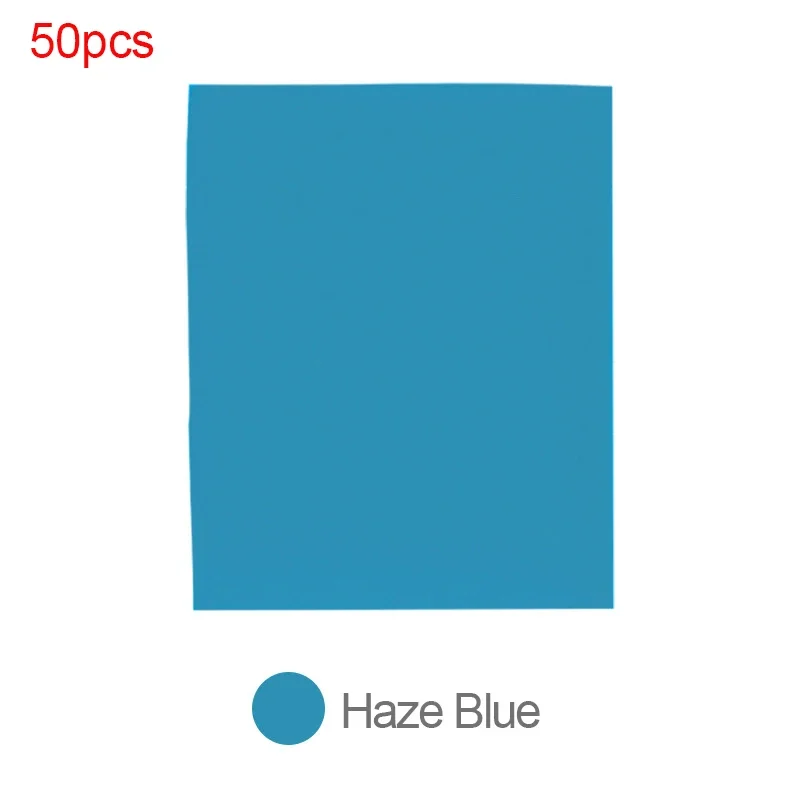 50pcs haze blue