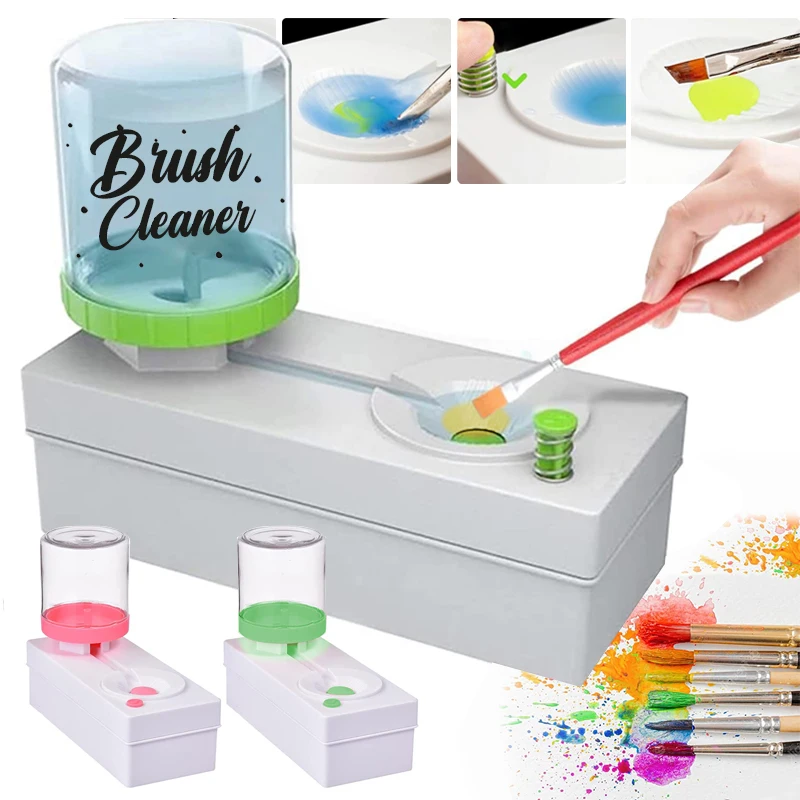 Paint Brush Rinser Tool Makeup Brush Washing Bucket Machine Fresh Water