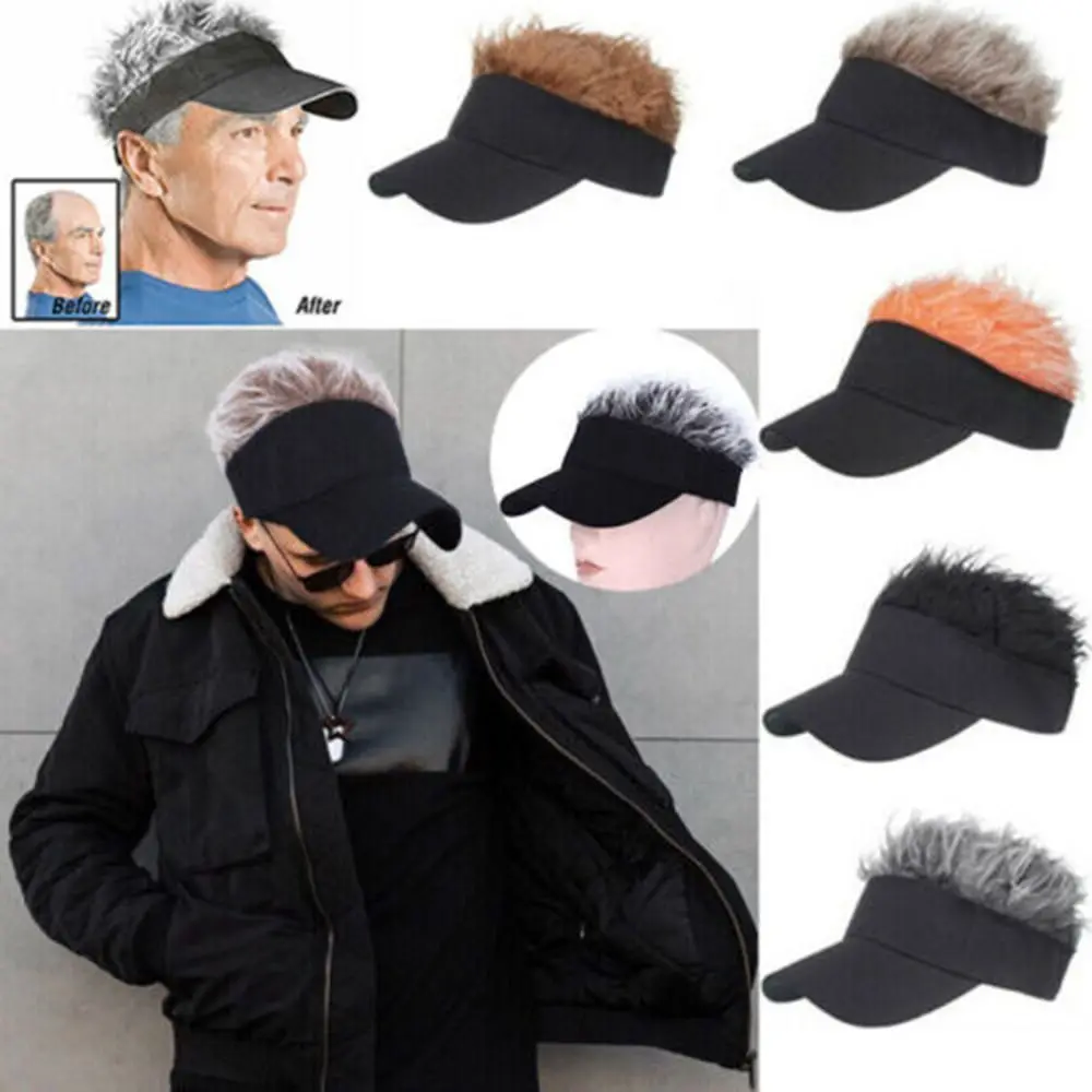 Unisex Thick Cool Hip Hop Peaked Cap Sun Hat Short Melon Skullcap Bomber Hats Hat Beanie Wig Baseball Cap