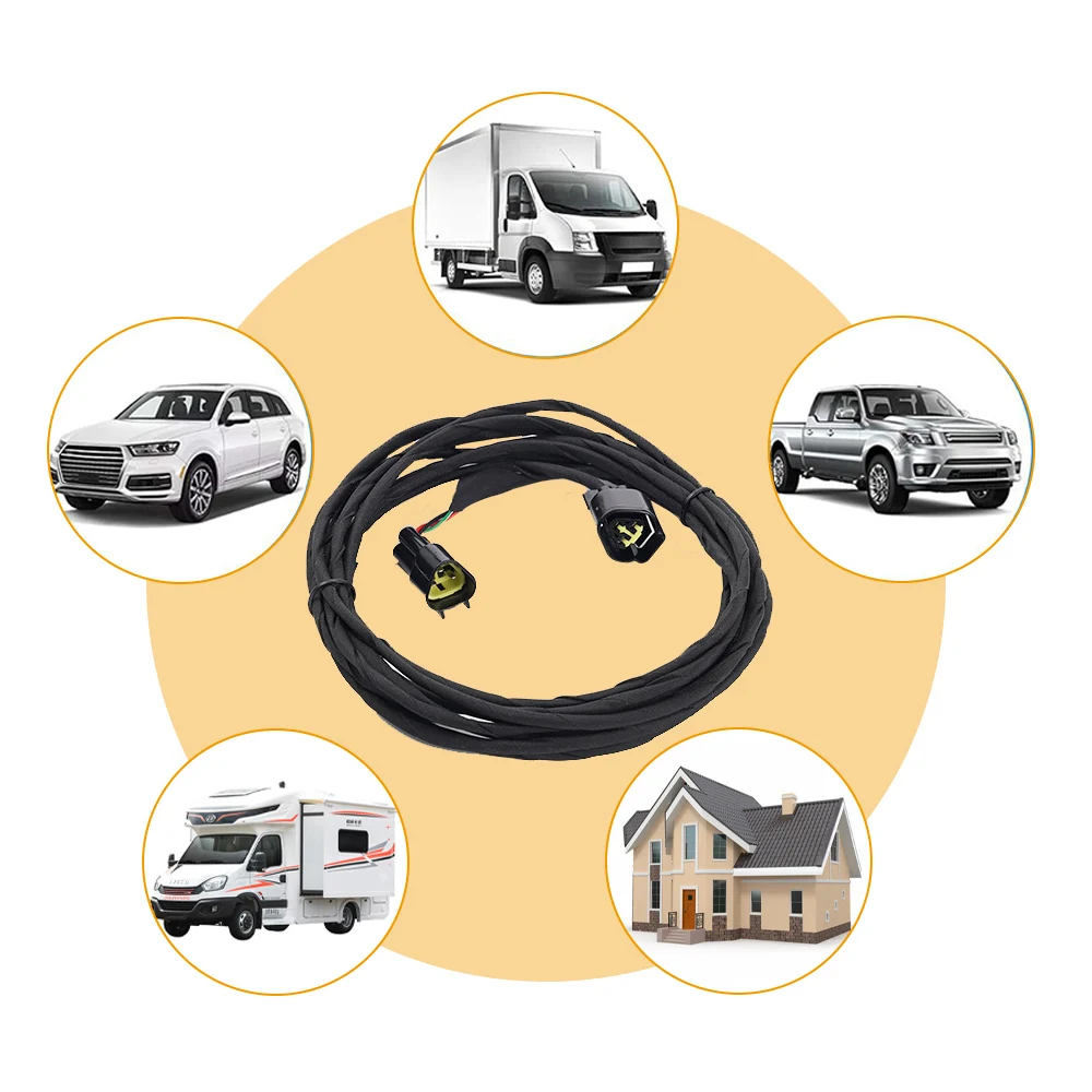 4M 12V/24V Diesel Heater Cable Adapter 2kw 5kw 8kw Lcd Screen Extension Cable Car Accessories